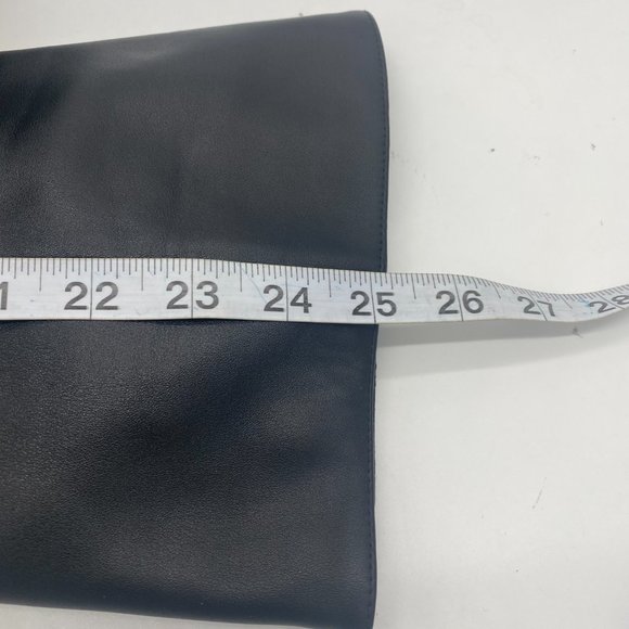 FSJ Black Casual Thigh High Tall Boots Chunky Low Heel Over The Knee Booties - Picture 10 of 11